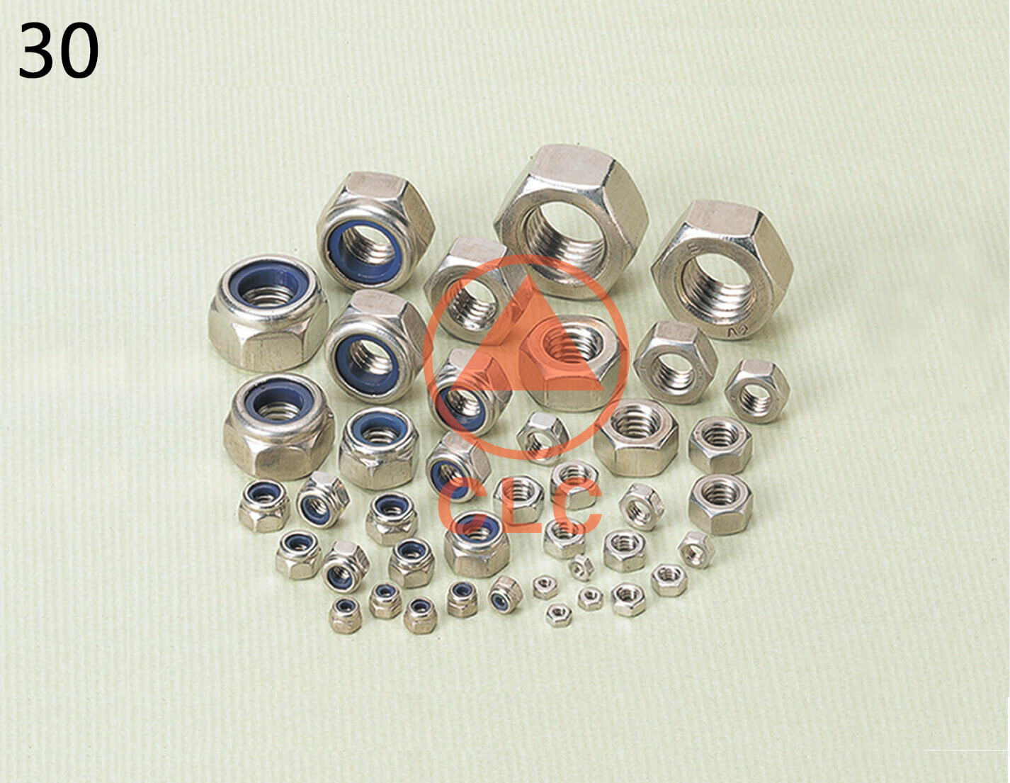 Fastenere 3/8-24 Stainless Steel Thin Nylon Jam Nuts – Half Height, Fine Thread (Qty 25)